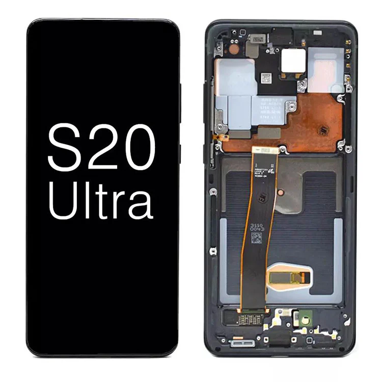 சாம்சங் கேலக்ஸி எஸ் 20 அல்ட்ரா ஜி 988 5 ஜி ஓஎல்இடி டிஸ்ப்ளே எல்சிடி தொடுதிரை மாற்றுவதற்கு